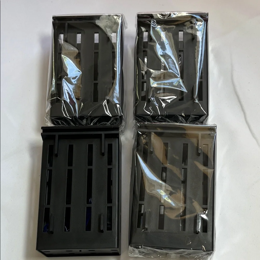 Black Aquarium Plant Holders 4 pieces